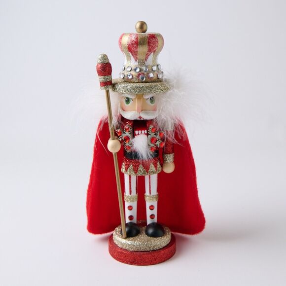 Kurt Adler Hollywood by Holly Adler Miniature Nutcracker 11 Inches Tall Glitter - Picture 7 of 7